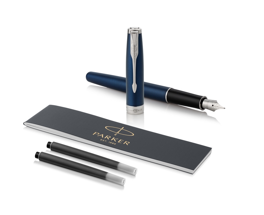 Pióro Parker Sonnet Core Niebieski Satynowy Lakier CT